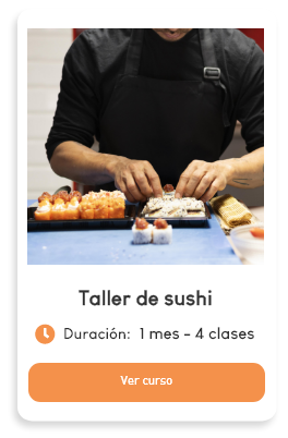 Taller de sushi curso